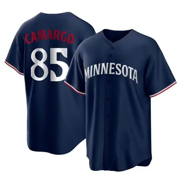 Jair Camargo Men's Minnesota Twins Replica Alternate Jersey - Navy