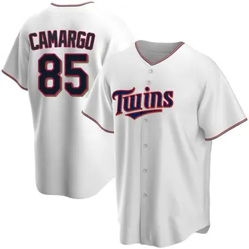 Jair Camargo Men's Minnesota Twins Replica Home Jersey - White