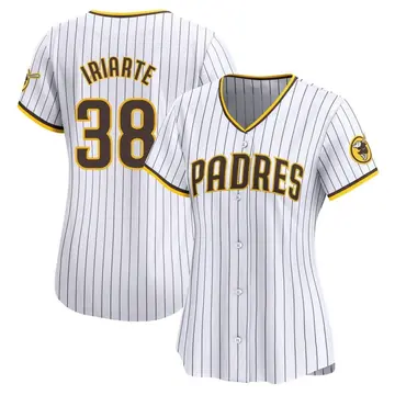 Jairo Iriarte Women's San Diego Padres Limited Home Jersey - White