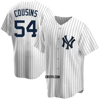 Jake Cousins Men's New York Yankees Replica Home Jersey - White