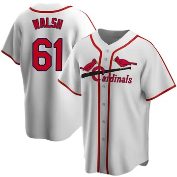 Jake Walsh Youth St. Louis Cardinals Home Cooperstown Collection Jersey - White