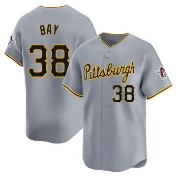 Jason Bay Men's Pittsburgh Pirates Limited Away Jersey - Gray