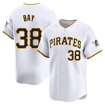 Jason Bay Men's Pittsburgh Pirates Limited Home Jersey - White
