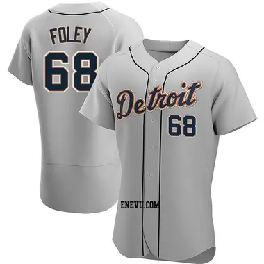 Jason Foley Men's Detroit Tigers Authentic Home Jersey - White