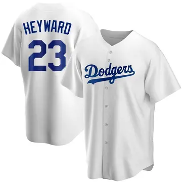 Jason Heyward Youth Los Angeles Dodgers Replica Home Jersey - White