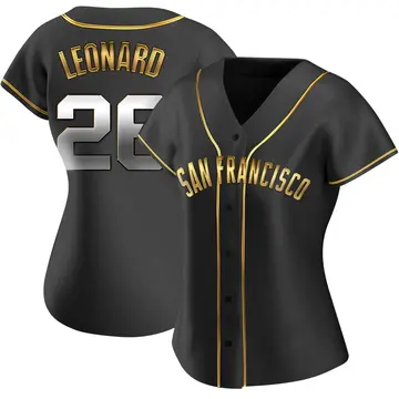 Jeffrey Leonard Women's San Francisco Giants Replica Alternate Jersey - Black Golden