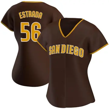 Jeremiah Estrada Women's San Diego Padres Authentic Road Jersey - Brown