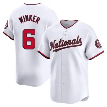 Jesse Winker Men's Washington Nationals Limited Home Jersey - White
