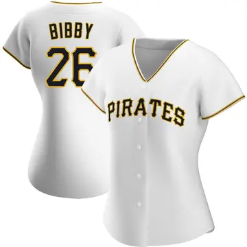 Jim Bibby Women's Pittsburgh Pirates Authentic Home Jersey - White