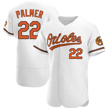 Jim Palmer Men's Baltimore Orioles Authentic Home Jersey - White