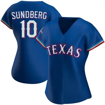 Jim Sundberg Women's Texas Rangers Replica Alternate 2023 World Series Champions Jersey - Royal