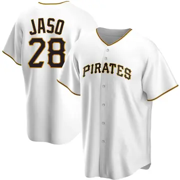 John Jaso Youth Pittsburgh Pirates Replica Home Jersey - White