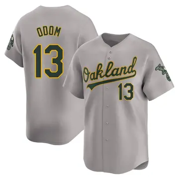 John Odom Men's Oakland Athletics Limited Away Jersey - Gray