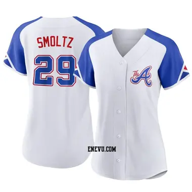 John Smoltz Women's Atlanta Braves Authentic 2023 City Connect Jersey - White