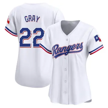 Jon Gray Women's Texas Rangers Limited Home Jersey - White