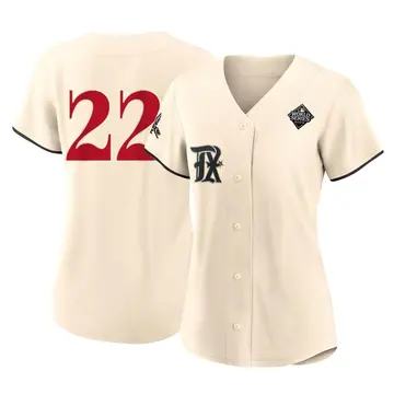 Jon Gray Women's Texas Rangers Replica 2023 City Connect 2023 World Series Jersey - Cream