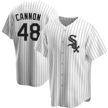 Jonathan Cannon Youth Chicago White Sox Replica Home Jersey - White