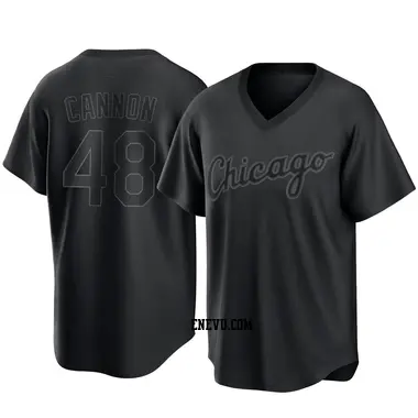 Jonathan Cannon Youth Chicago White Sox Replica Pitch Fashion Jersey - Black
