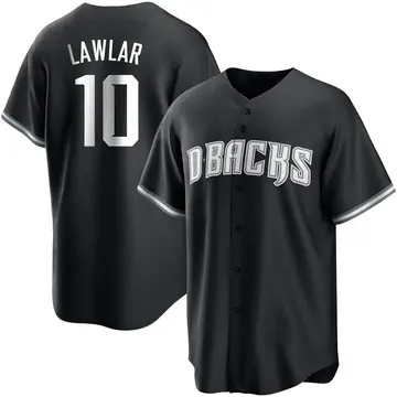 Jordan Lawlar Youth Arizona Diamondbacks Replica Jersey - Black/White