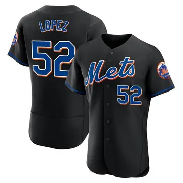 Jorge Lopez Men's New York Mets Authentic 2022 Alternate Jersey - Black
