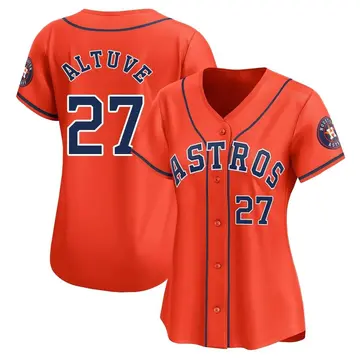 Jose Altuve Women's Houston Astros Limited Alternate Jersey - Orange