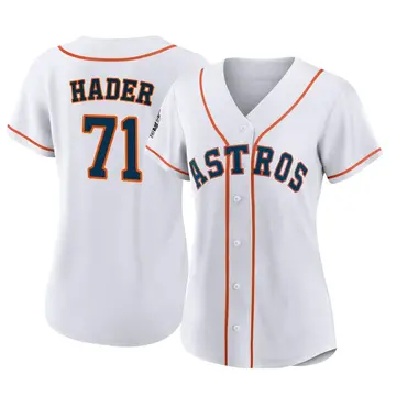 Josh Hader Women's Houston Astros Authentic 2022 World Series Home Jersey - White