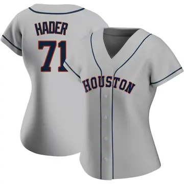Josh Hader Women's Houston Astros Replica Road 2020 Jersey - Gray