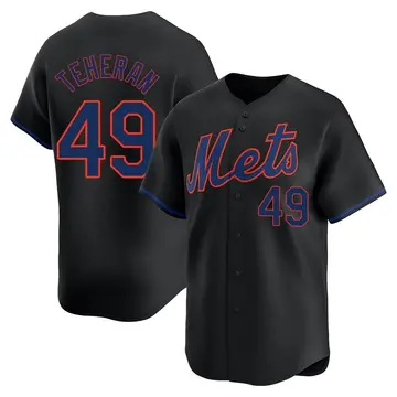 Julio Teheran Youth New York Mets Limited Alternate Jersey - Black