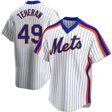 Julio Teheran Youth New York Mets Replica Home Cooperstown Collection Jersey - White