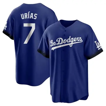 Julio Urias Men's Los Angeles Dodgers Replica 2021 City Connect Jersey - Royal