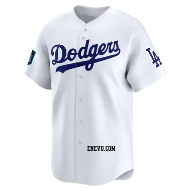 Julio Urias Men's Los Angeles Dodgers Replica 2024 World Tour Seoul Series Home Jersey - White