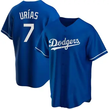 Julio Urias Men's Los Angeles Dodgers Replica Alternate Jersey - Royal