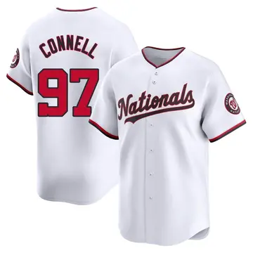 Justin Connell Men's Washington Nationals Limited Home Jersey - White