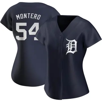 Keider Montero Women's Detroit Tigers Authentic Alternate Jersey - Navy