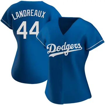 Ken Landreaux Women's Los Angeles Dodgers Authentic Alternate Jersey - Royal