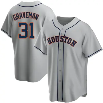 Kendall Graveman Men's Houston Astros Replica Road Jersey - Gray