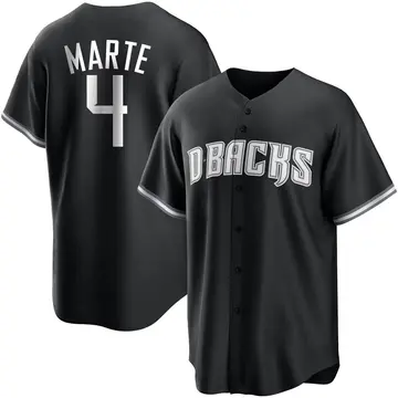Ketel Marte Men's Arizona Diamondbacks Replica Jersey - Black/White