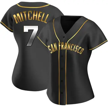 Kevin Mitchell Women's San Francisco Giants Replica Alternate Jersey - Black Golden