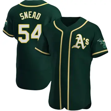 Kirby Snead Men's Oakland Athletics Authentic Alternate Jersey - Green