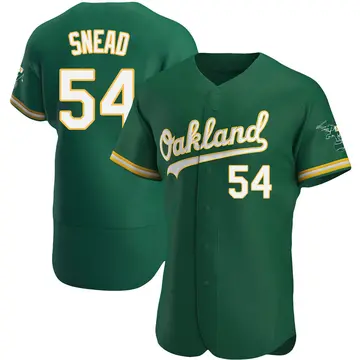 Kirby Snead Men's Oakland Athletics Authentic Kelly Alternate Jersey - Green