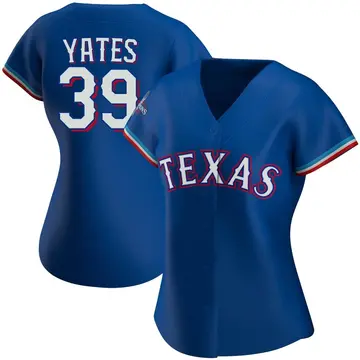 Kirby Yates Women's Texas Rangers Authentic Alternate 2023 World Series Champions Jersey - Royal