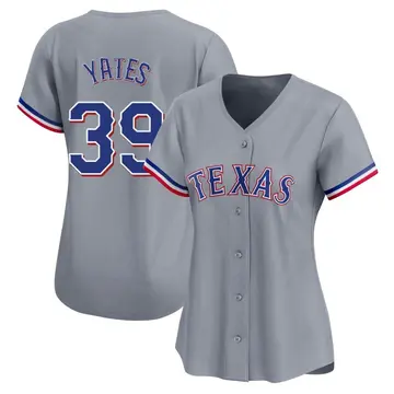 Kirby Yates Women's Texas Rangers Limited Away Jersey - Gray