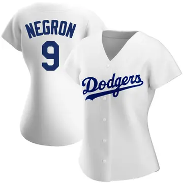 Kristopher Negron Women's Los Angeles Dodgers Authentic Home Jersey - White