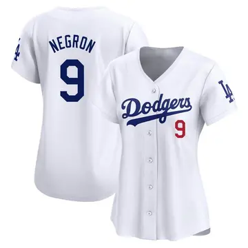 Kristopher Negron Women's Los Angeles Dodgers Limited Home Jersey - White