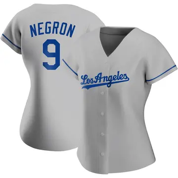 Kristopher Negron Women's Los Angeles Dodgers Replica Road Jersey - Gray