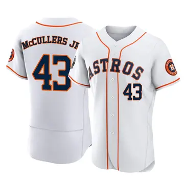 Lance Mccullers Jr. Men's Houston Astros Authentic Lance McCullers Jr. 2022 World Series Home Jersey - White