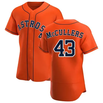 Lance Mccullers Jr. Men's Houston Astros Authentic Lance McCullers Jr. Alternate Jersey - Orange