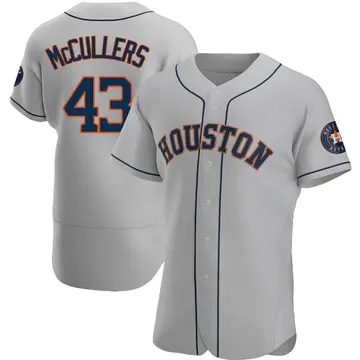 Lance Mccullers Jr. Men's Houston Astros Authentic Lance McCullers Jr. Road Jersey - Gray