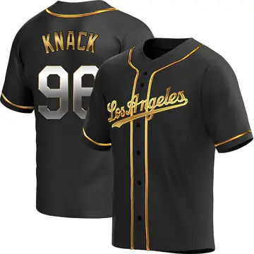 Landon Knack Youth Los Angeles Dodgers Replica Alternate Jersey - Black Golden