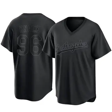 Landon Knack Youth Los Angeles Dodgers Replica Pitch Fashion Jersey - Black